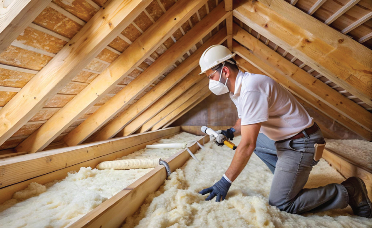 how to sanitize an attic